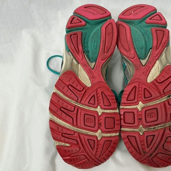 Asics Gel Exalt T379N Size Us 9 Blue/Gray Pink Women Running Shoes - Picture 8 of 11